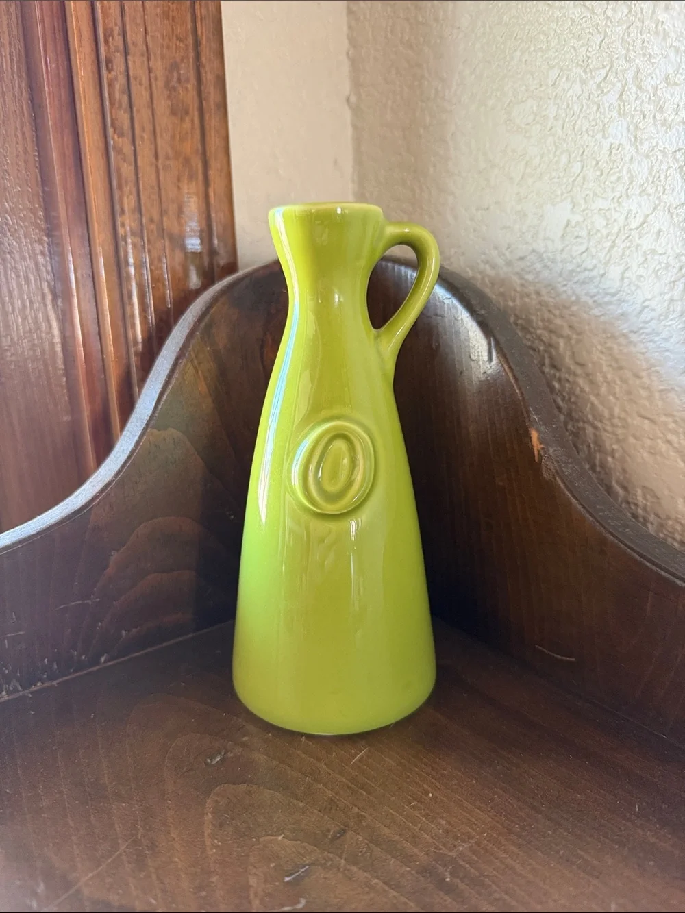 Crate&Barrel Verteli Olive Oil Bottle Vase